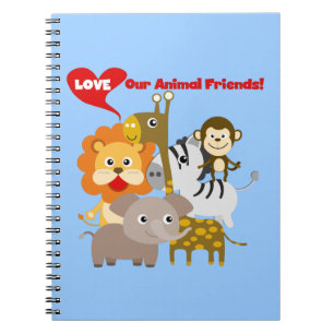 Carnet Aimez nos amis animaux