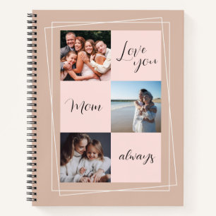 Carnet "Aimez-vous Maman toujours" don de photo sentiment