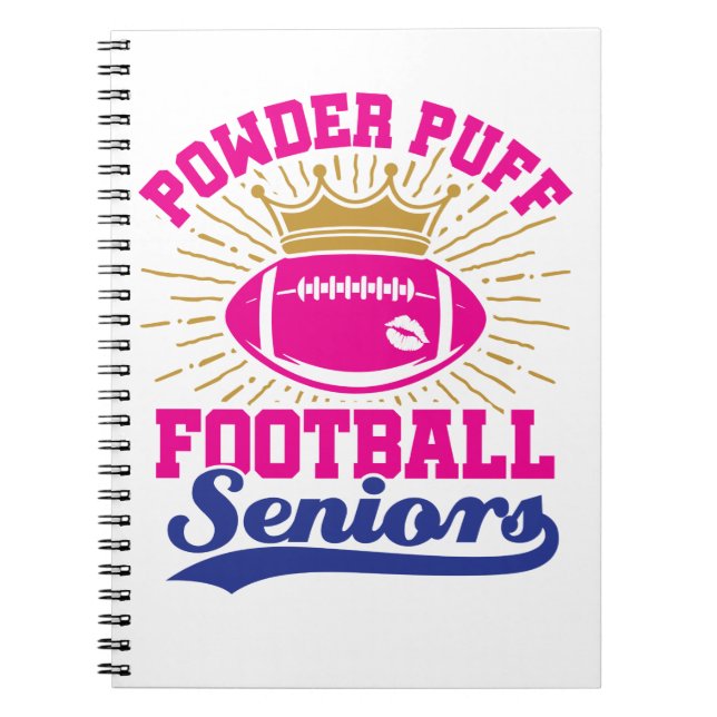 Carnet Aînés de football de pouf en poudre (Devant)