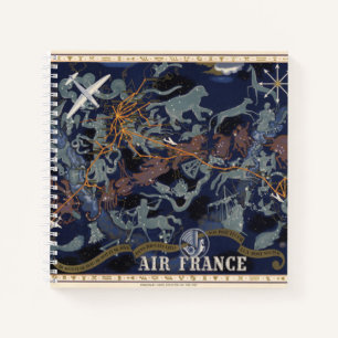 Carnet Air France : De nuit et de jour dans tous les ciel