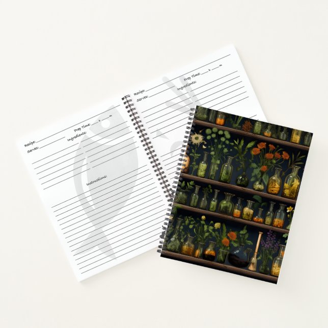 Carnet Aire herbacée alchimiste (Intérieur)