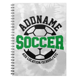 Carnet AJOUT PERSONNALISÉ NOM Joueur de football Cravate-