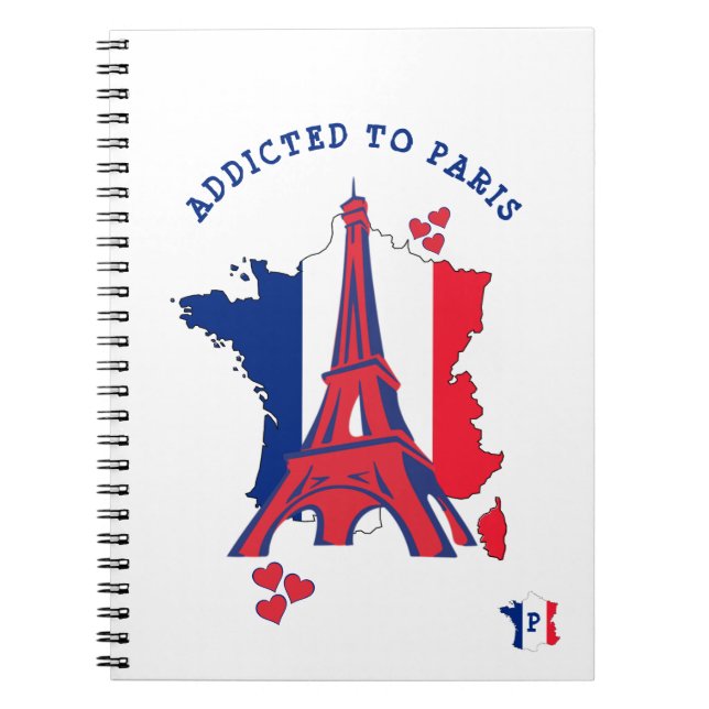 Carnet AJOUTÉ À PARIS Tour Eiffel Monogramme (Devant)
