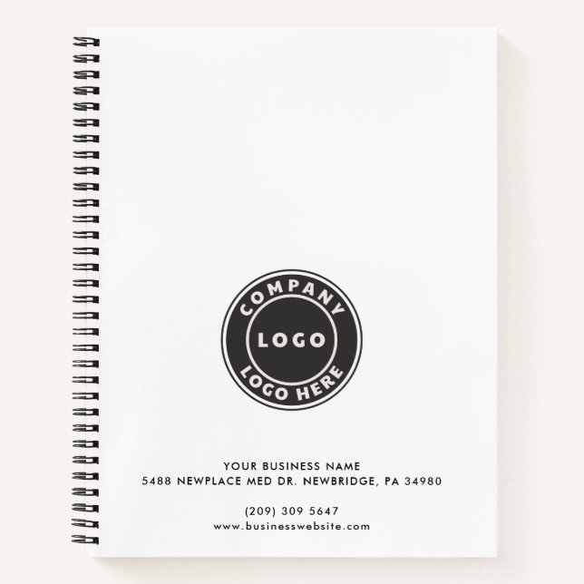 Carnet Ajouter des employés Office Logo d'entreprise pers (Devant)