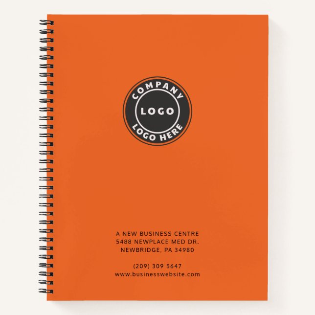 Carnet Ajouter un logo d'entreprise Coworkers Office Mode (Devant)