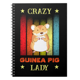 Carnet Ajouter un nom Modifier le texte Crazy Guinea Pig 