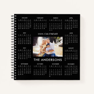 Carnet Ajouter votre propre photo de famille 2025 Calendr