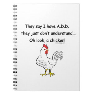 Carnet AJOUTEZ l'humour de poulet