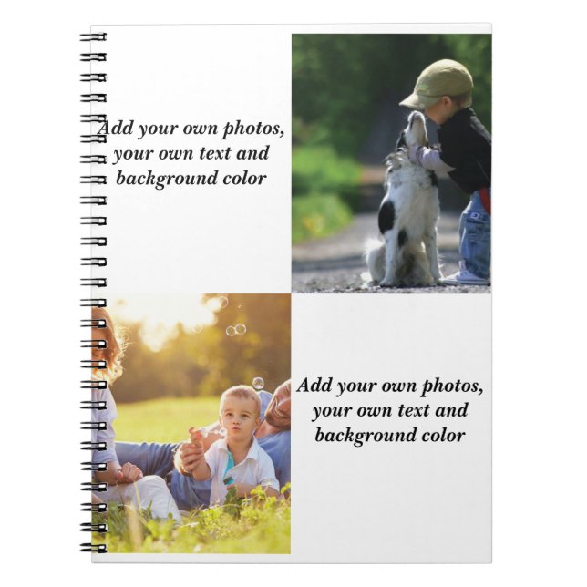 Carnet Ajoutez vos propres photos, texte et jetez pi arri (Devant)