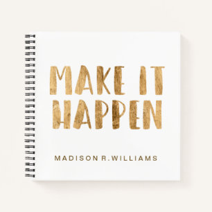 Carnet Ajoutez votre nom   Devis d'alimentation II