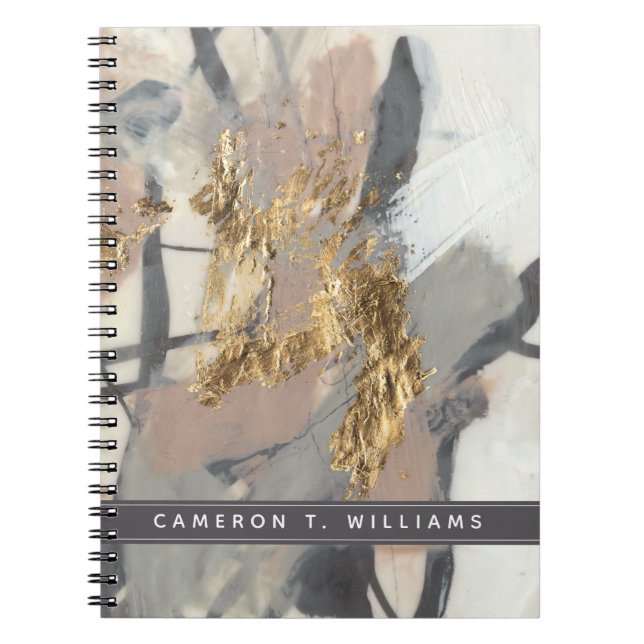 Carnet Ajoutez votre nom | Golden Blush (Devant)