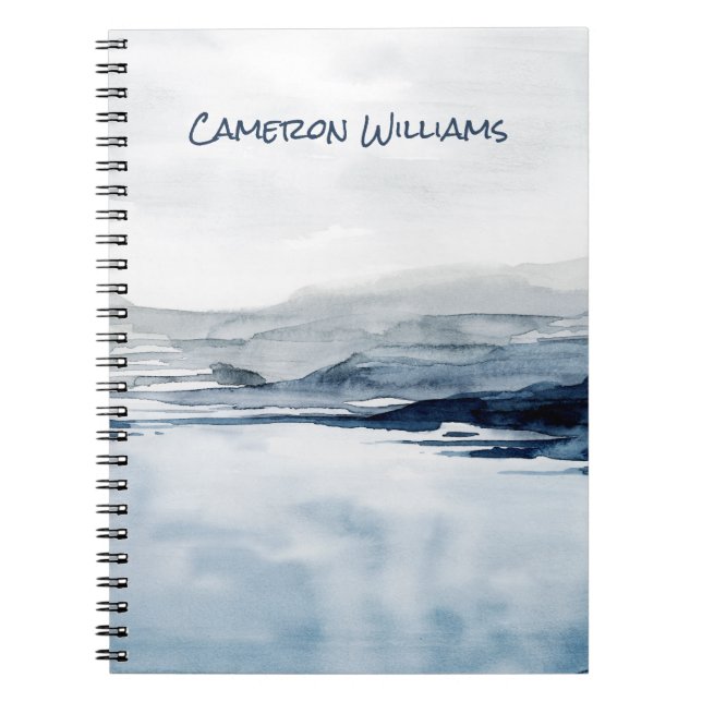 Carnet Ajoutez votre nom | Horizon défraîchi II (Devant)