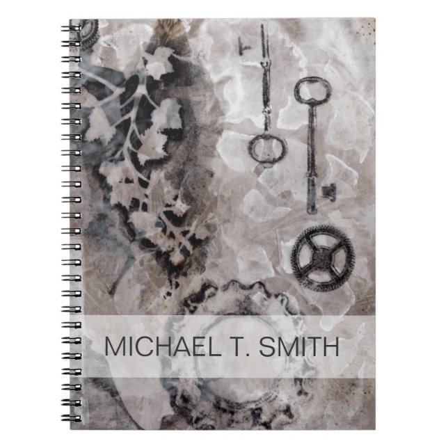 Carnet Ajoutez votre nom | Juxtaposition II (Devant)