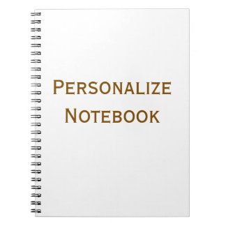 Carnet Ajoutez votre propre design simple 6,5" x 8,75"