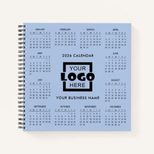 Carnet Ajoutez votre propre logo d'entreprise Calendrier