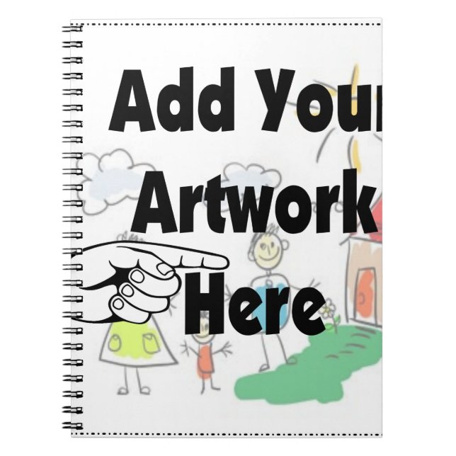 Carnet Ajoutez votre propre oeuvre d'art ou l'oeuvre d'en (Devant)