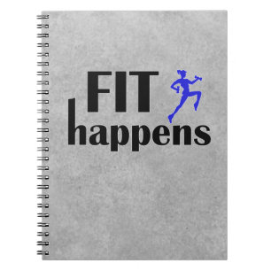 Carnet Ajuster se produit entraînement Motivation