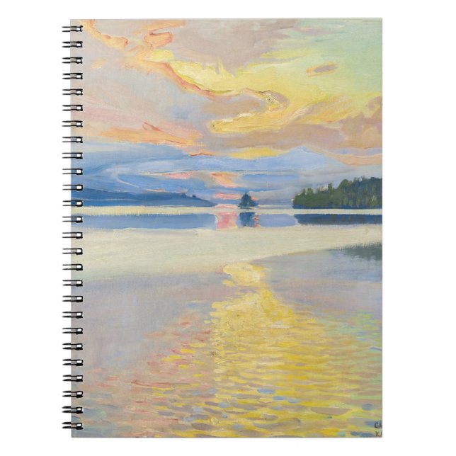 Carnet Akseli Gallen-Kallela - Coucher de soleil sur le l (Devant)