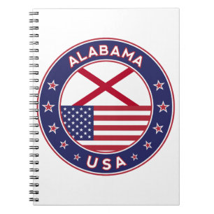 Carnet Alabama, États-Unis, T-shirt Alabama, Alabama