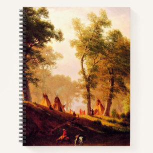 Carnet Albert Bierstadt peinture, Wolf River Kansas