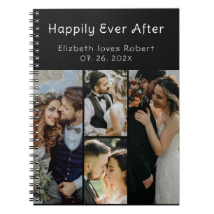 Carnet Album photo de mariage à scénario d'amour élégant