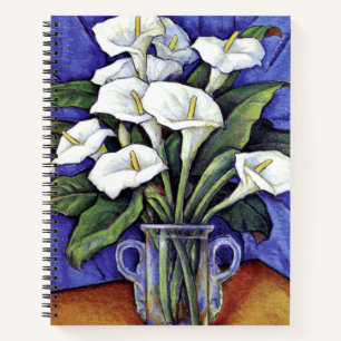 Carnet Alcatraces, peinture florale,