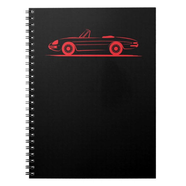 Carnet Alfa Romeo Giulietta Spider Spyder Duetto Diplômé (Devant)