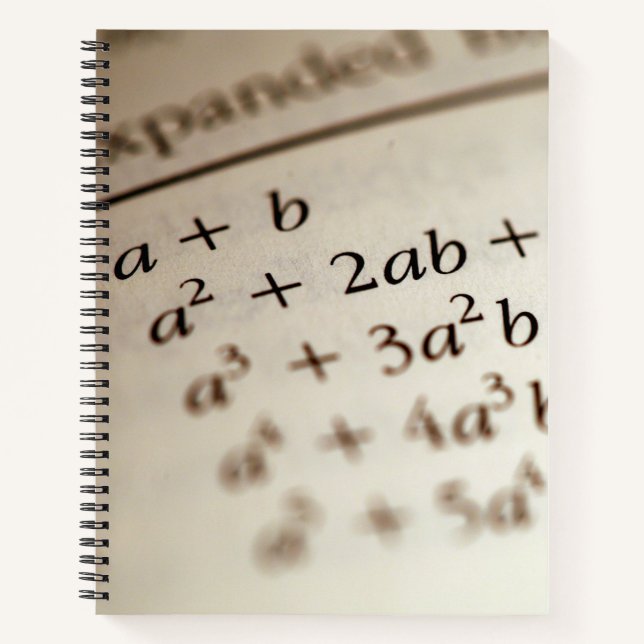 CARNET ALGEBRA FORMULAS (Devant)