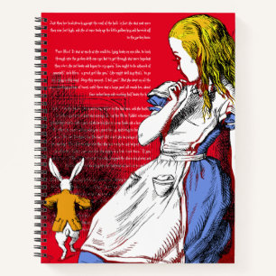 Carnet Alice au pays des merveilles