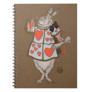 Carnet Alice au Pays des Merveilles Lapin Blanc Héraut Vi