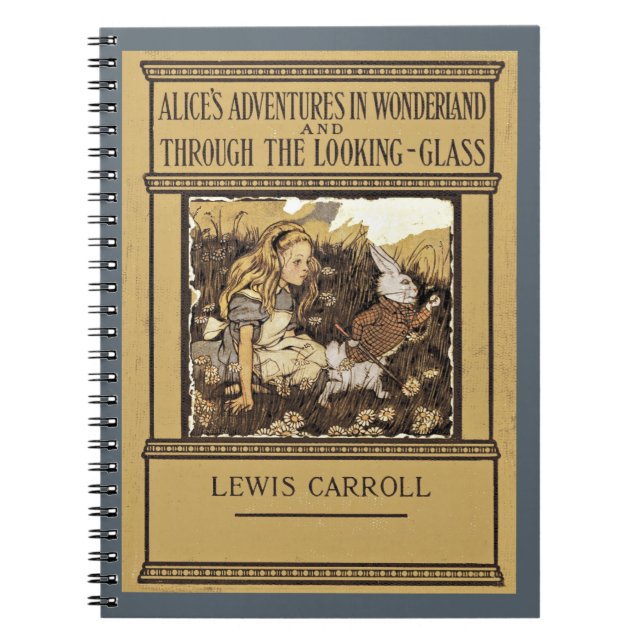 Carnet Alice de l'autre côté du miroir (Devant)