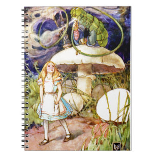 Carnet Alice et la Caterpillar au pays des merveilles