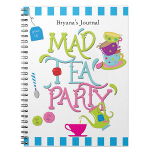 Carnet Alice Thé à la folie Party Wonderland Fantaisie