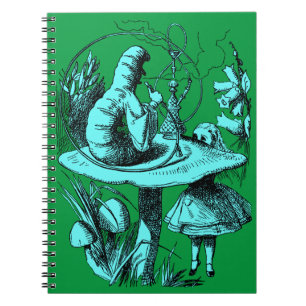 Carnet Alice vintage au pays des merveilles Centipede
