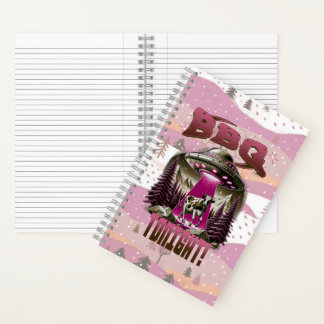 Carnet Alien BBQ Enlèvement de vache Plaisanterie