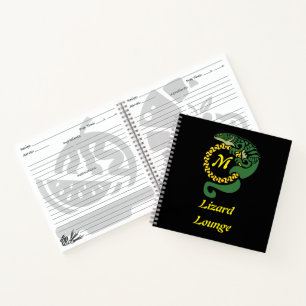 Carnet Alligator mexicain lunaire Escalade Tribal