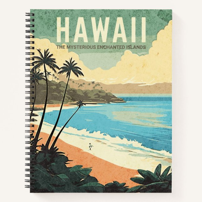 Carnet Aloha du Vintage voyage Hawaii (Devant)