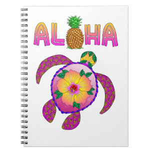 Carnet Aloha Hawaiian Honu Turtle