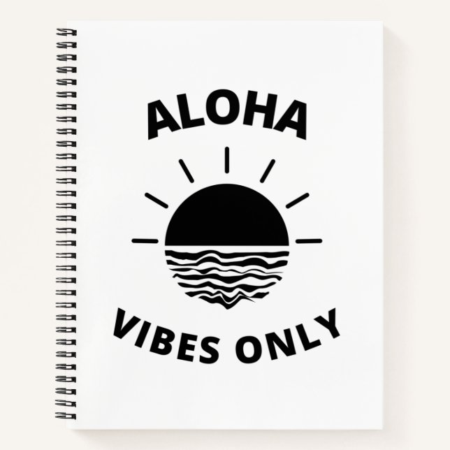 Carnet Aloha vibes only (Devant)