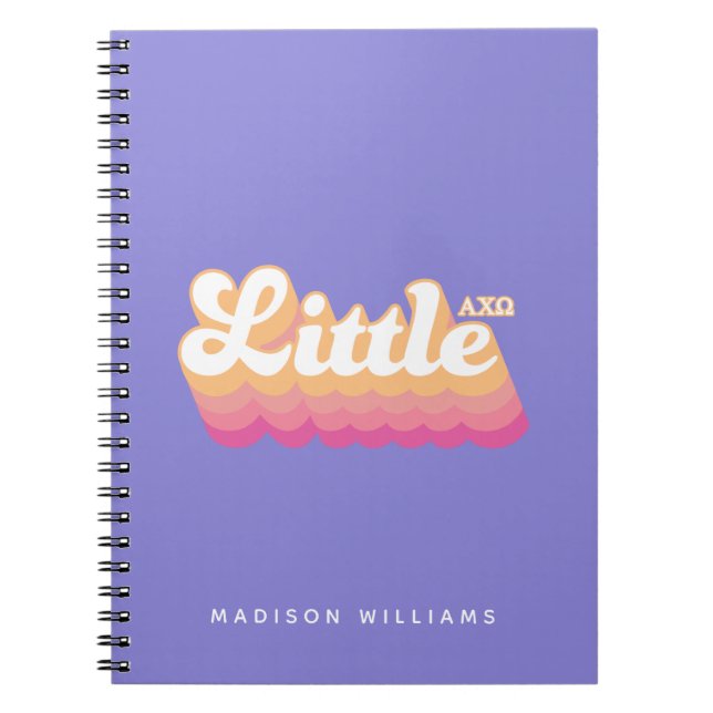 Carnet Alpha Chi Omega | Petit (Devant)