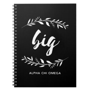 Carnet Alpha guirlande d'Omega de Chi grande