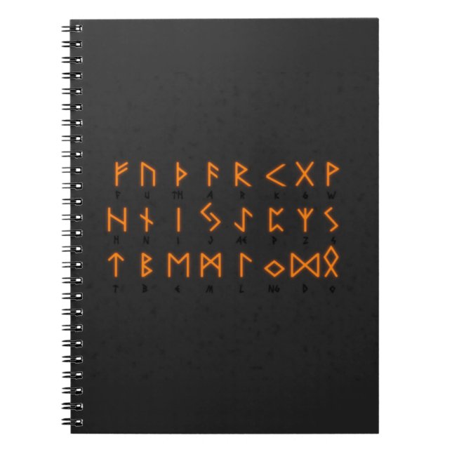 Carnet Alphabet Runic Viking (Devant)