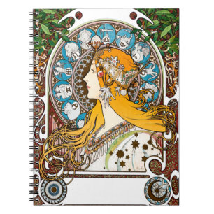 Carnet Alphonse Mucha - Zodiaque