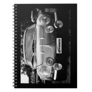 Carnet Alpine A110 in black and white