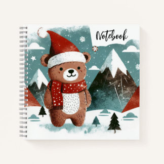 Carnet Alpine Cheer – Santa Bear dans un Pays Merveilleux