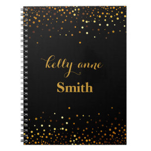 Carnet Aluminium noir papier d'emballage fascinant de