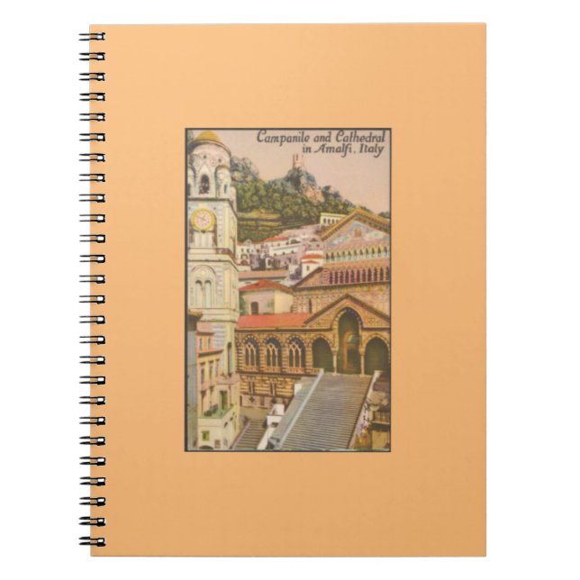 Carnet Amalfi, Italie Poster Vintage voyage (Devant)