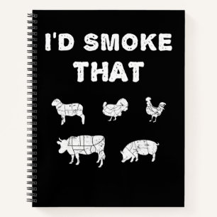Carnet Amateurs de barbecue ID Fumée que le chef fumeur