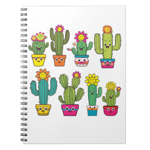 Carnet Amateurs de cactus mignons