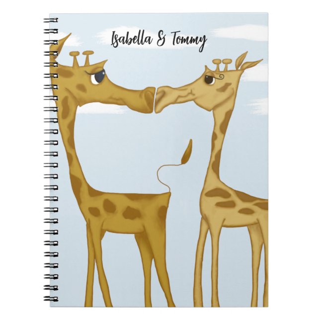 Carnet Amateurs de girafe adorables (Devant)